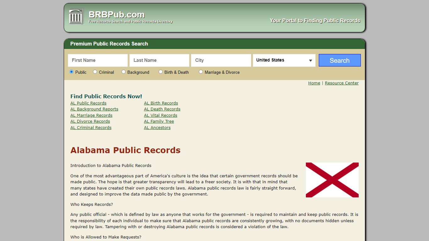 Free Alabama Public Records | Search Criminal and Civil Court Records ...